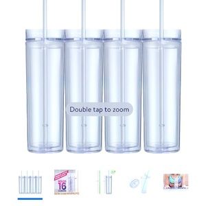 Custom acrylic double wall tumbler
